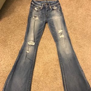 Boho Artist flare jean
